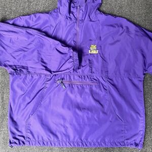LSU Tigers Purple Pullover Jacket Turfer‎ Sport Mens XL